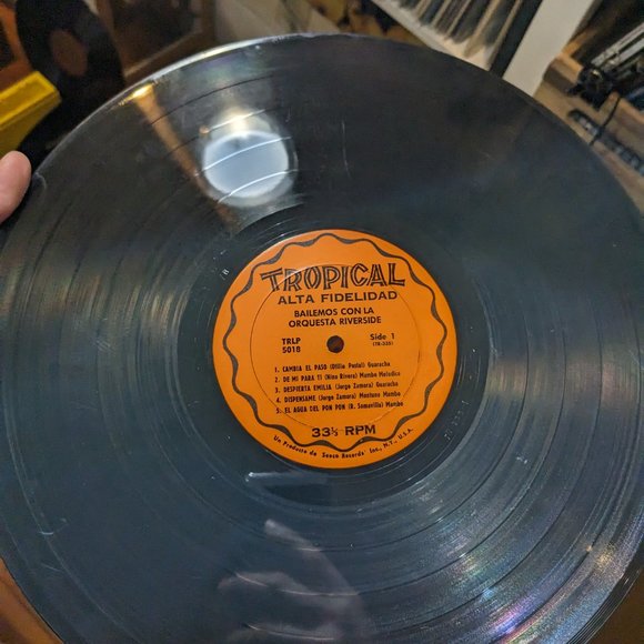 vinyl record #rare #mambo #ORQUESTA RIVERSIDE "Bailemos Con La Riverside" 1959 - Picture 6 of 16